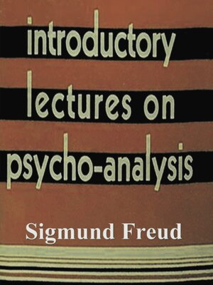 cover image of Introductory Lectures on Psychoanalysis